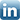 linkedin social media icon, links to linkedin page